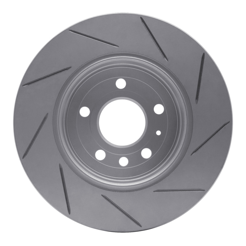 Saab 9-3 Brake Rotor (1) - Rear - R1 Concepts - Slotted GeoSPEC - `99-`02